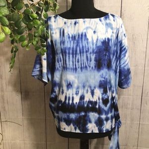 MICHAEL by Michael Kors Blue Short Sleeve Top